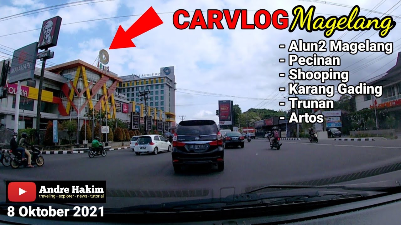 Jalan Alun Alun - Pecinan - ARTOS || CARVLOG Magelang 2021