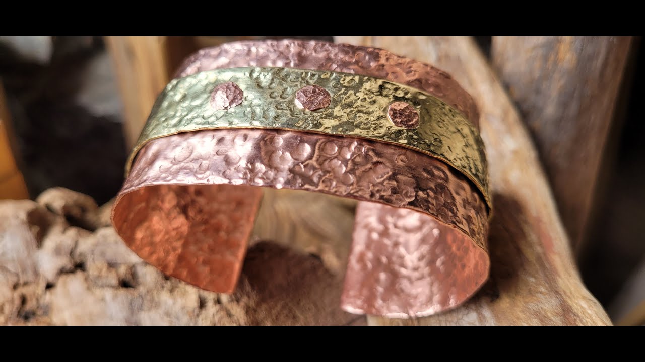 BRAZALETE DE COBRE Y LATON