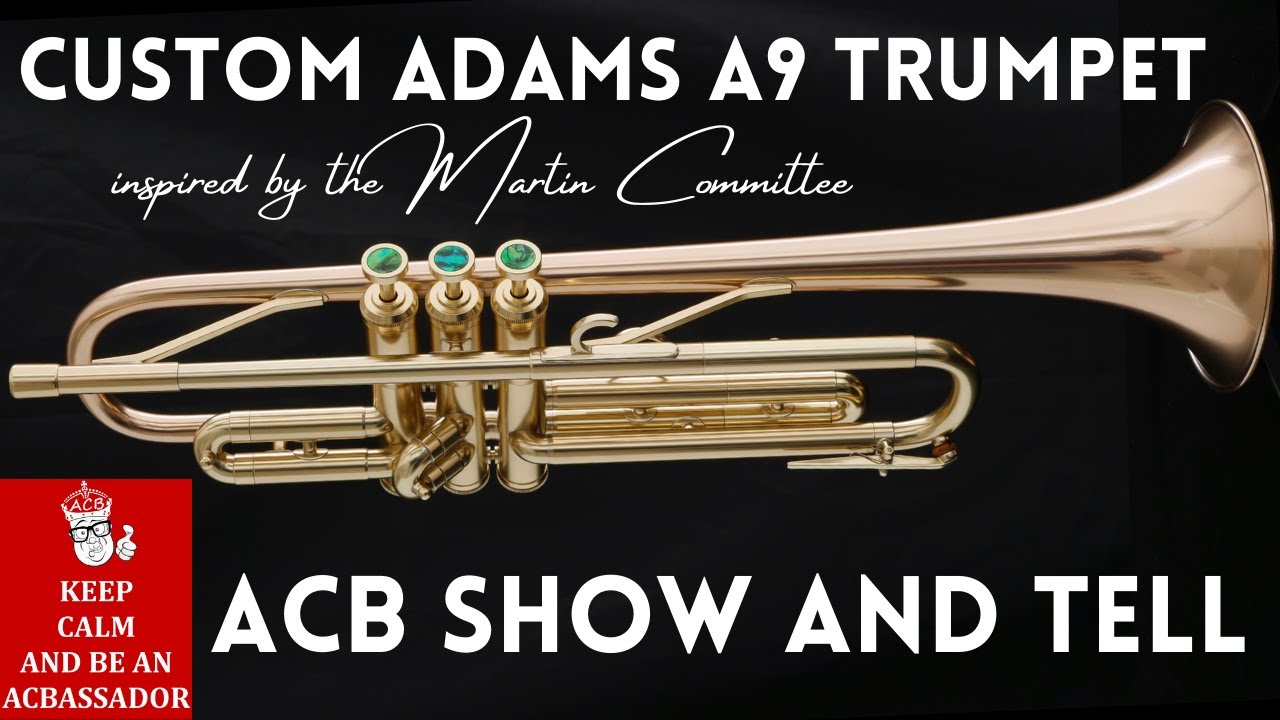 ACB Show & Tell: Custom Medium Bore Adams A9 Trumpet with Red Brass Bell!