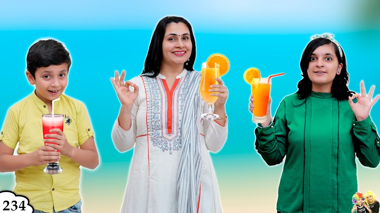SUMMER DRINKS & COOLERS in 2 Minutes | Ep 234 | DIY | Fire less Cooking | Aayu and Pihu Show