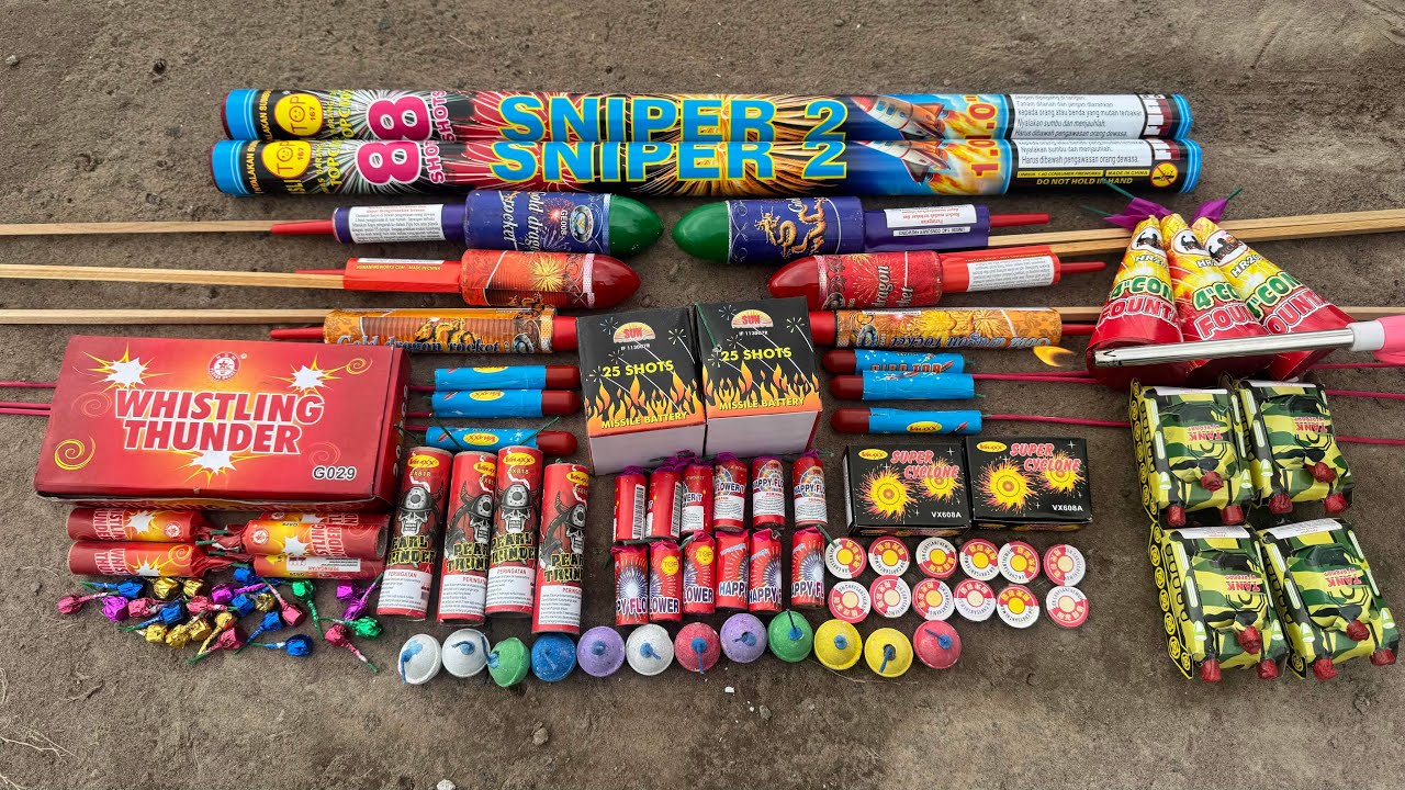 NGABUBURIT NYUMET MERCON WHISTLING, THUNDER, DISKO, GANGSING, TELUR DINO, TANK, ROKET, ROMAN CANDLE!