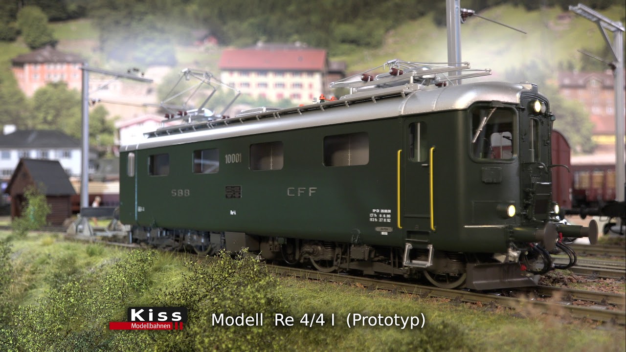 Modell als Meisterwerk: Kiss-Modell der Re 4 4 I, Spur 1
