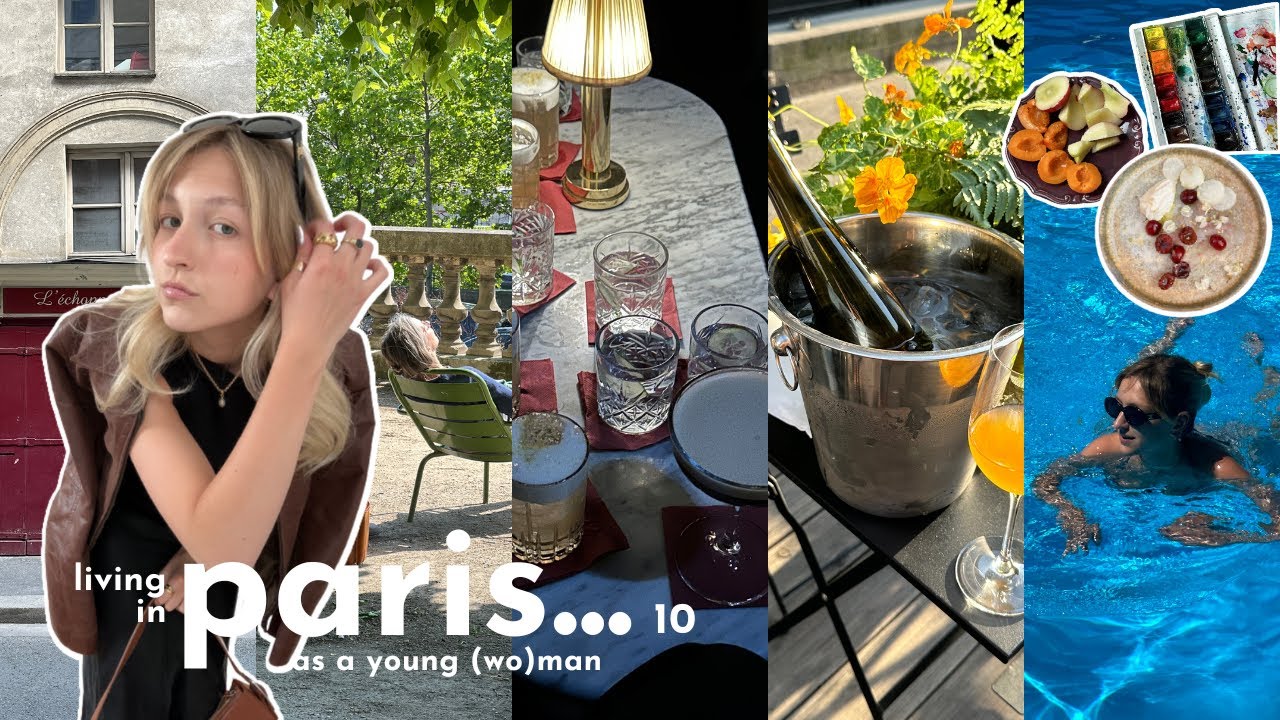 living in paris as a young (wo)man ep 10: drawing, cheese nights & pool days