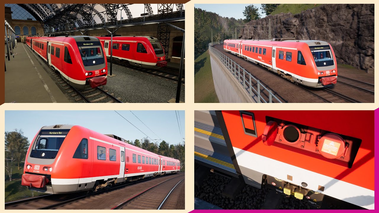 DB BR612 cab ride on the Tharandter Rampe! ~ Train Sim World 2