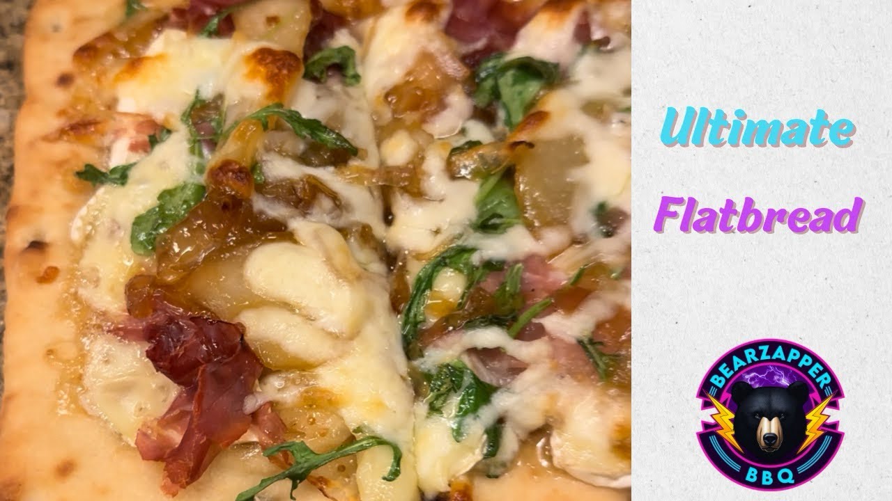 Fig, Brie, Pear & Prosciutto Flatbread Recipe: A Perfect Balance of Sweet, Savory, and Crunch!