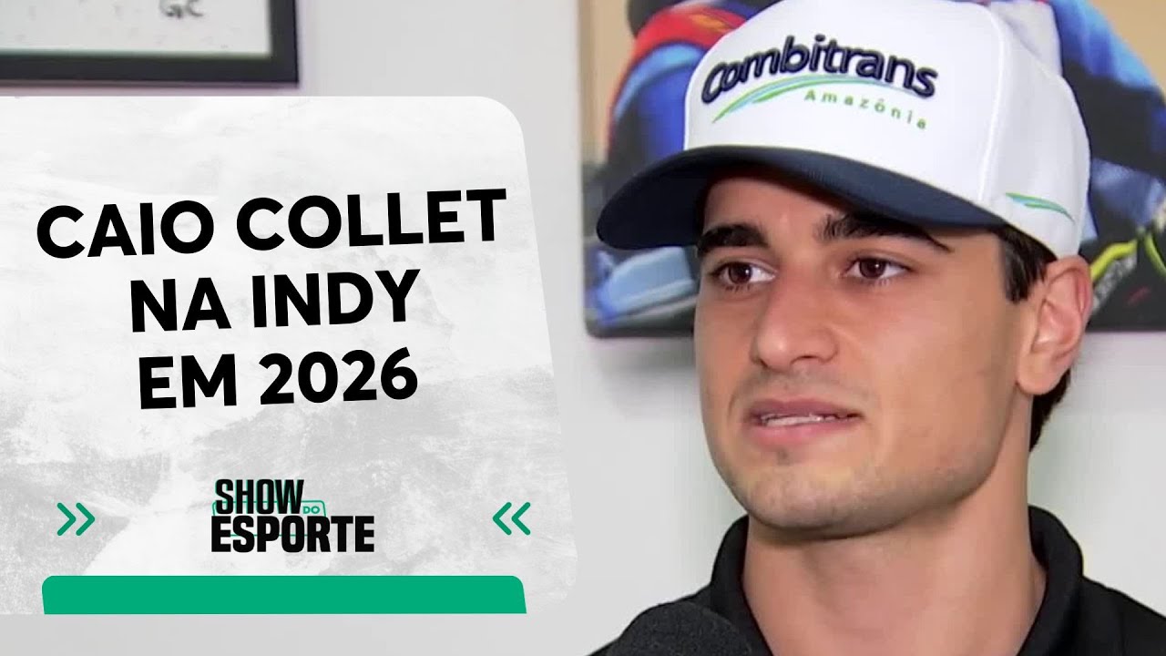 Caio Collet &eacute; anunciado pela AJ Foyt Racing e vai correr na F&oacute;rmula Indy em 2026