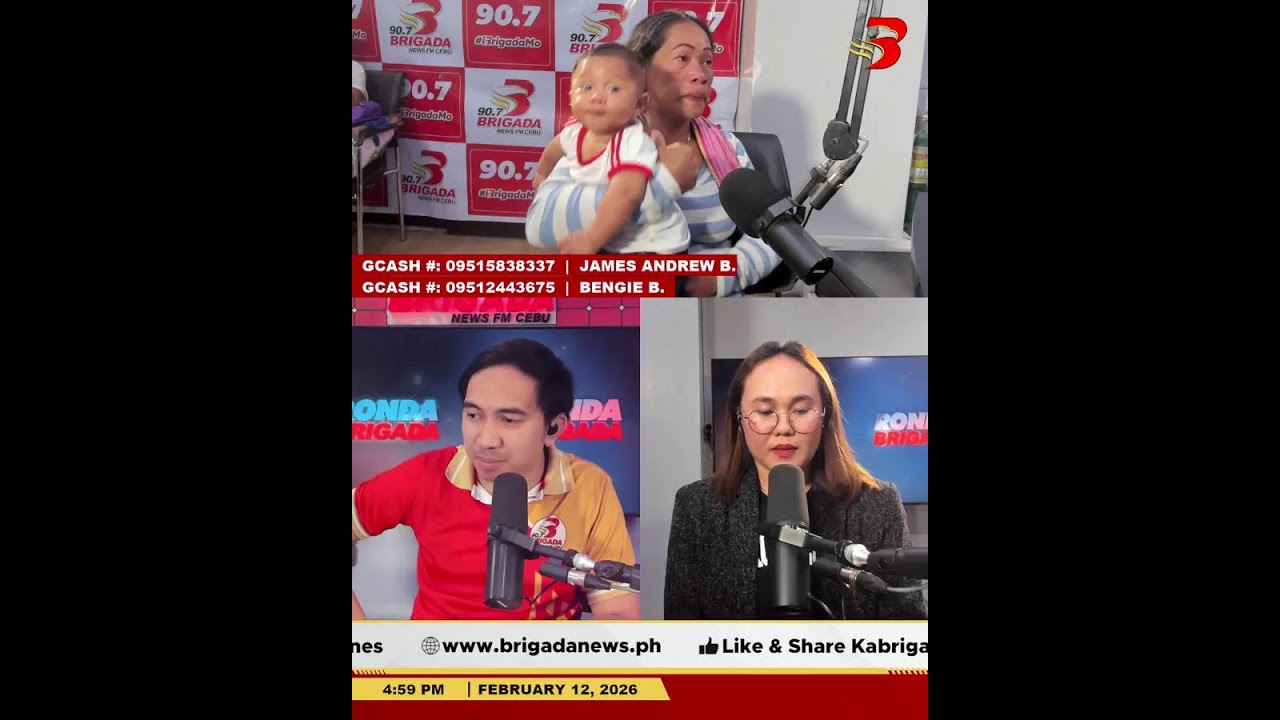 𝐑𝐎𝐍𝐃𝐀 𝐁𝐑𝐈𝐆𝐀𝐃𝐀 FEBRUARY 12, 2026 | THURSDAY 90.7 BRIGADA NEWS FM CEBU