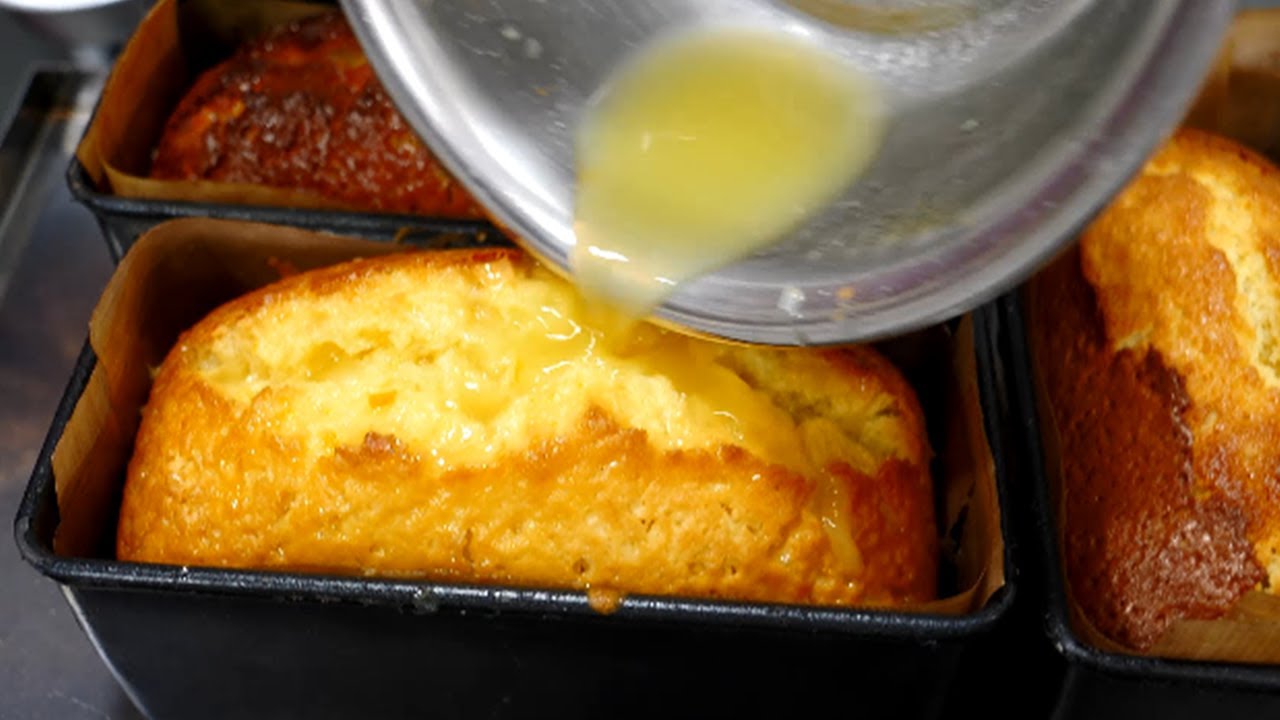 Два освежающих пирога с лимоном и апельсином / Корейская уличная еда
