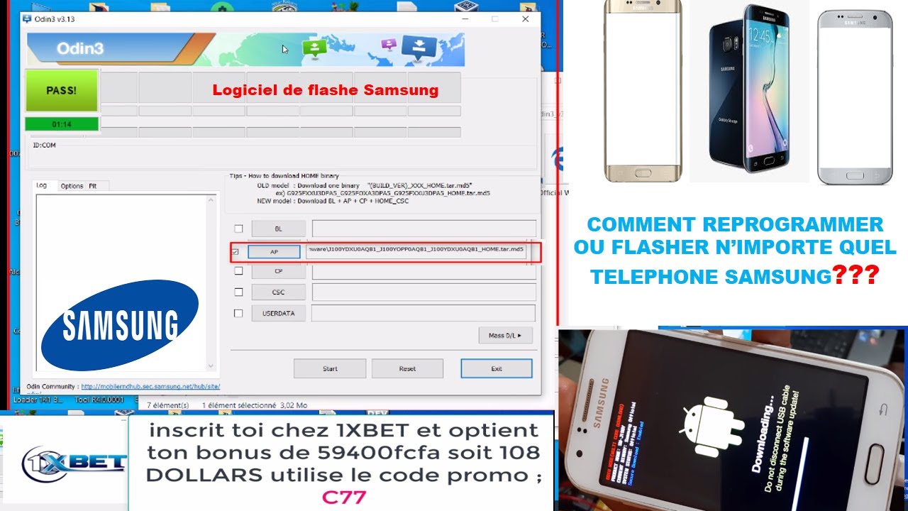 Comment flasher ou reprogrammer un téléphone SAMSUNG