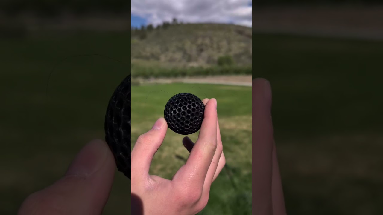 3d printed golf ball! #3dprinting #3dprinted #golf