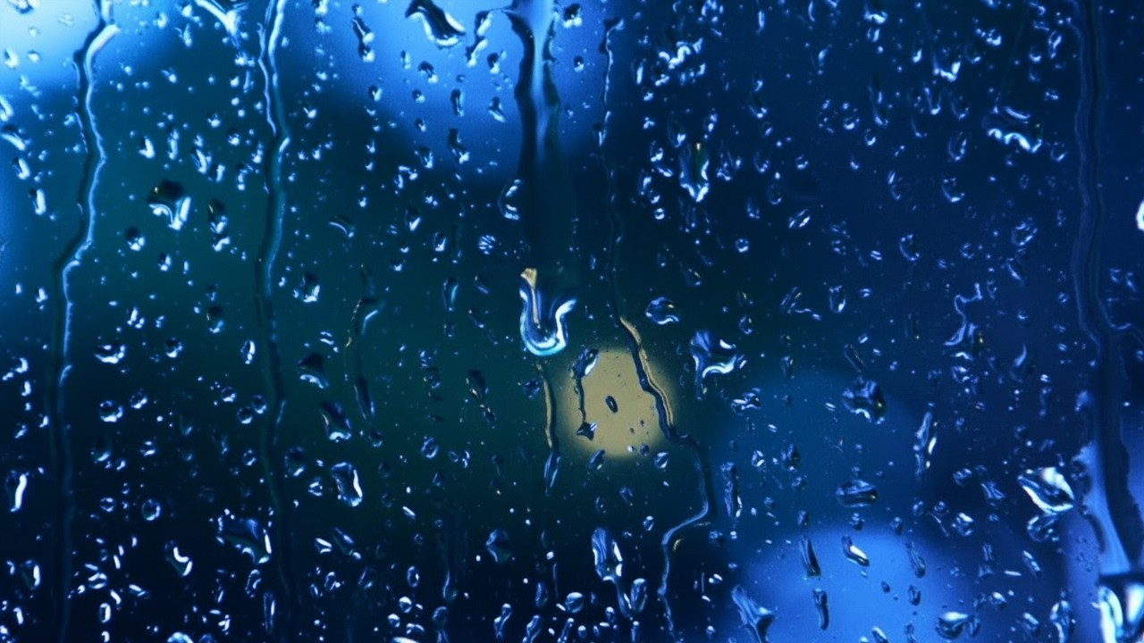 Rain Sounds on Window for Sleeping 🌧️ Calm Night Rain White Noise for Deep Relaxation