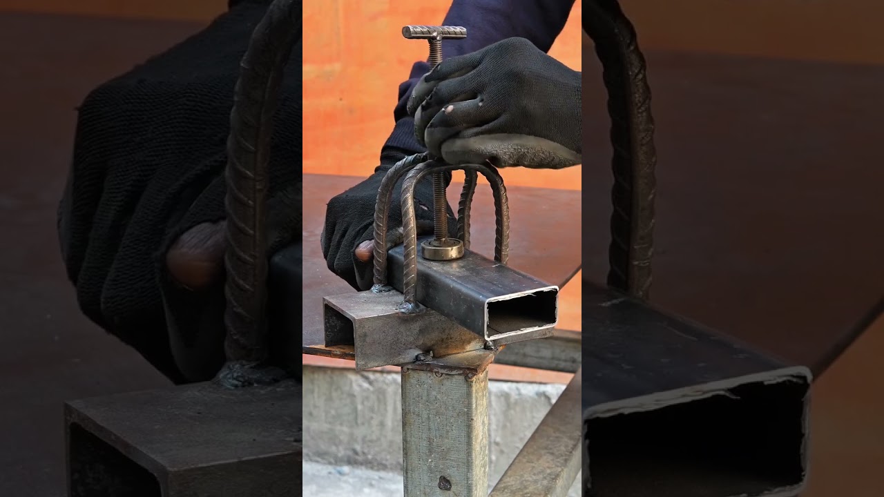 ​The Ultimate DIY Metal Press: Turning Rebar into Utility