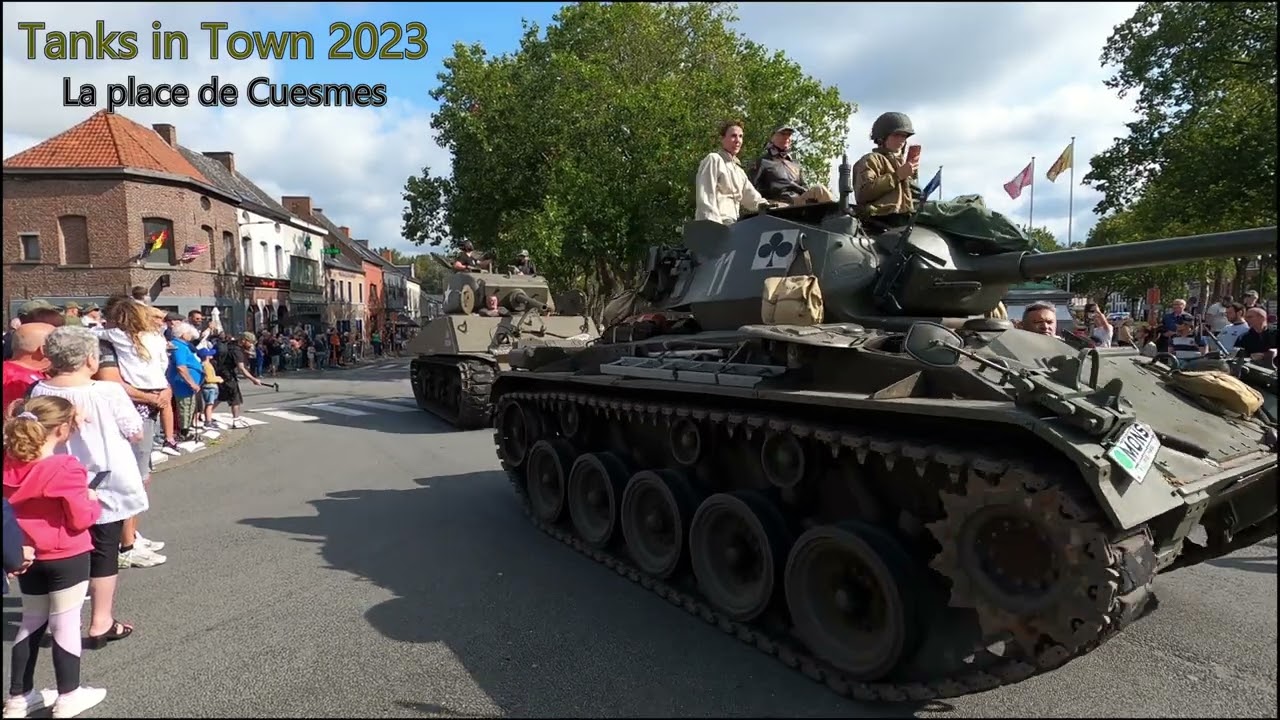 2023-08 Tanks in Town - Mons - La place de Cuesmes