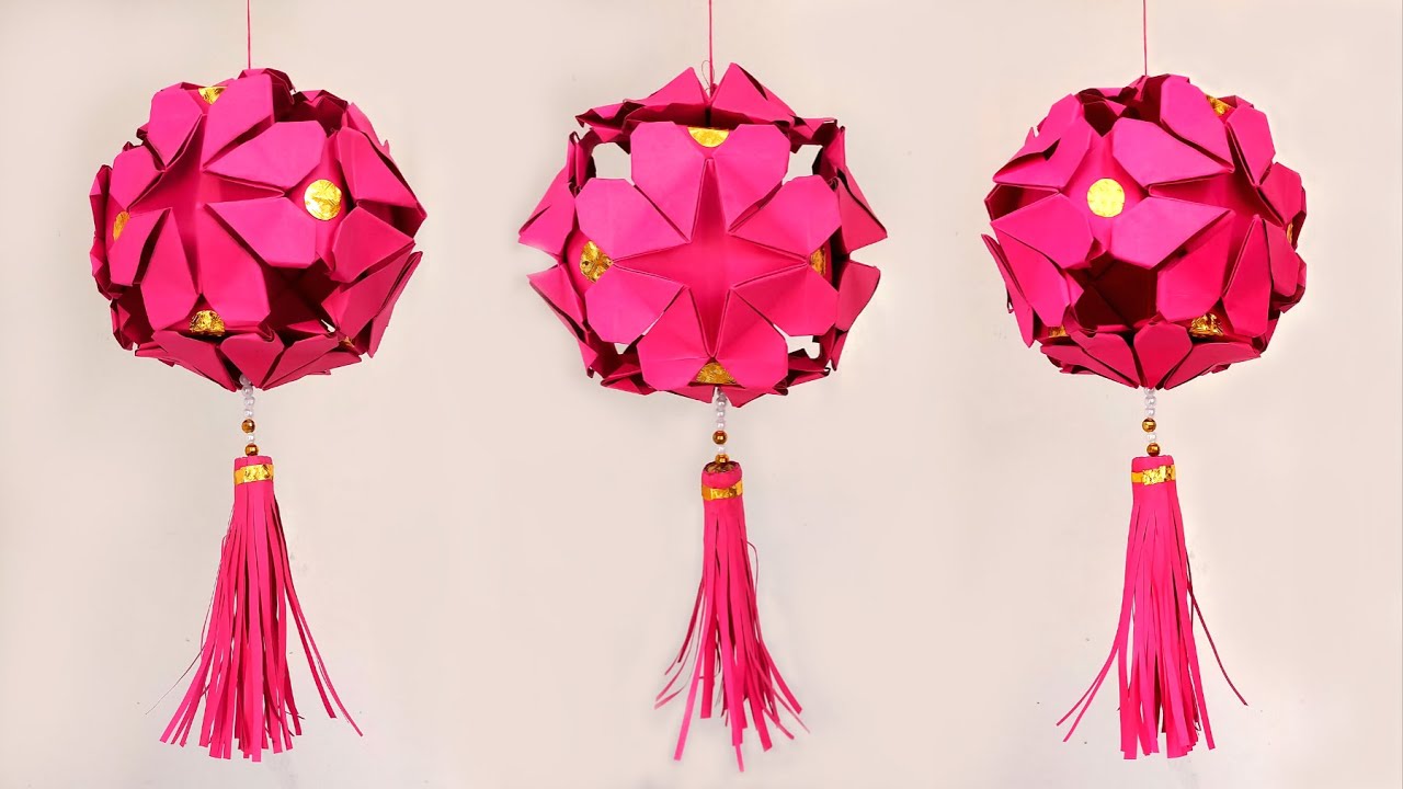 Unique Akash Kandil 2021 | Diwali Decoration Ideas | Paper Lantern | Akash Kandil Making at Home