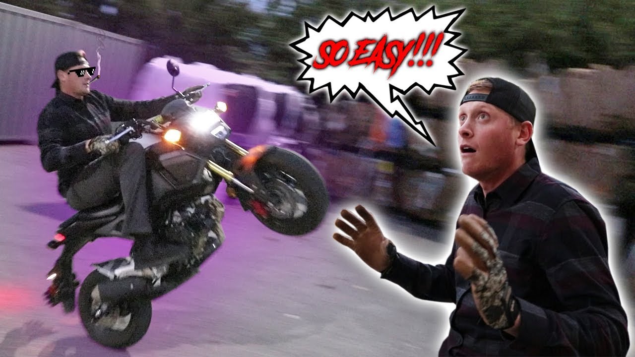 HOW TO WHEELIE ANY BIKE *EASIEST WAY* | GROM WHEELIES