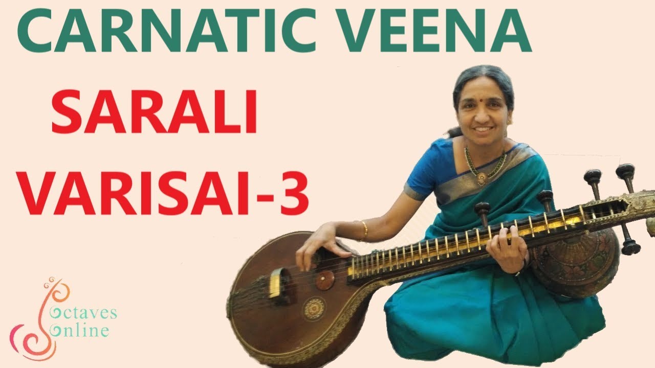 Carnatic Veena : Sarali Varisai-3