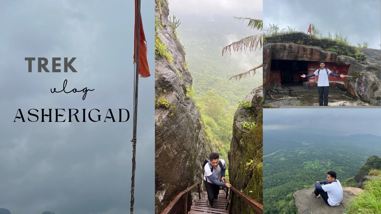 Asherigad Trek Vlog | Complete detailed guide | Trek near mumbai | अशेरीगड 🚩