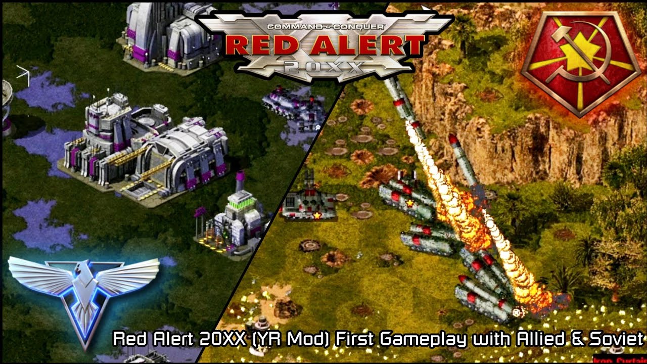 Red Alert 20XX (YR Mod) - My First Gameplay with Allied & Soviet (MUST TRY)