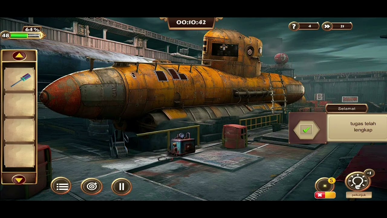 Grim of legacy level-48 (Charlotte dan anaknya naik kapal selam dan berhasil selamat)