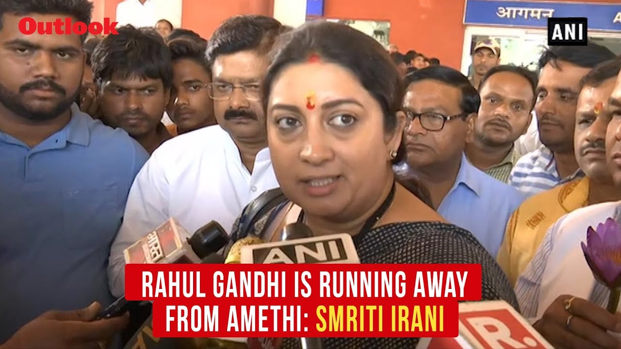 Rahul Gandhi Is Running Away From Amethi: Smriti Irani