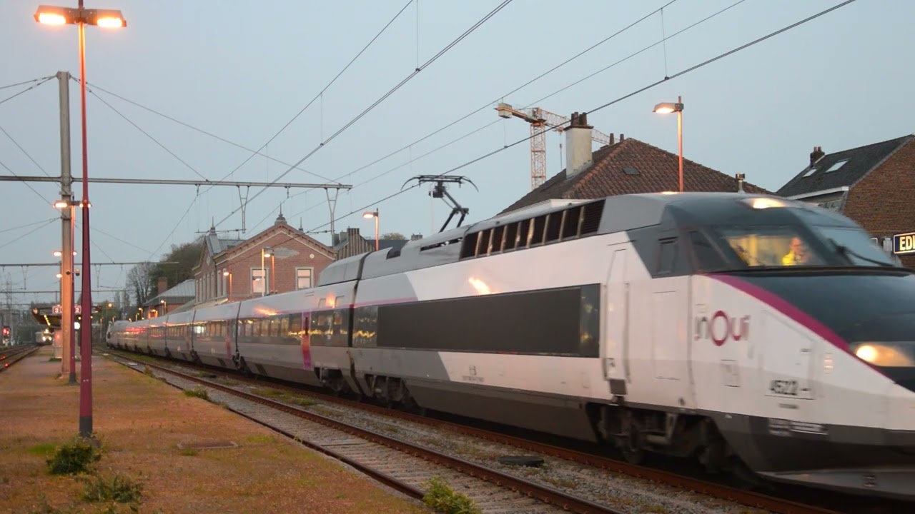Parcours d'essais avec la rame TGV Réseau 4522 Enghien (26/03/23)
