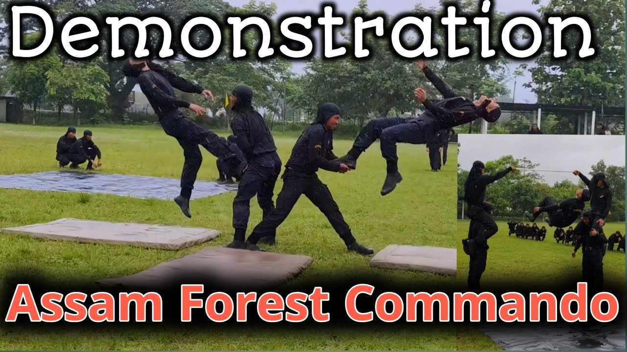 Assam Forest Guard Demonstration #commando #assampolice #assamforest