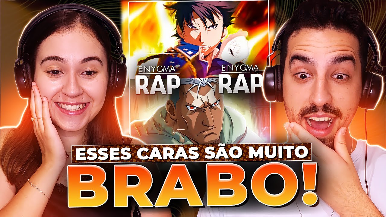 Reagimos ao Rap do Roy Mustang e ao Rap do Scar | Fullmetal Alchemist | ENYGMA | React em Casal 🔥