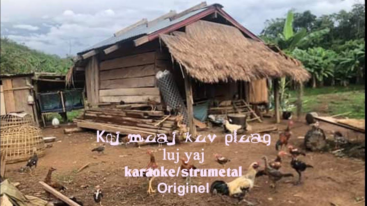 koj muaj kuv pluag /luj yaj /karaoke/instrumental/ลู่ ย่า /คาราโอเกะ