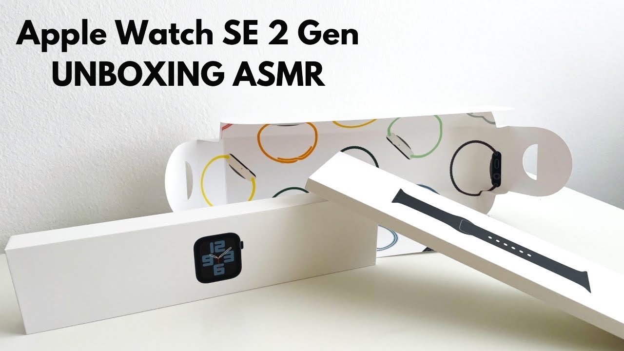 Apple Watch SE 2022 (2 Gen) 44mm Midnight ⌚️ UNBOXING ASMR | Amazon