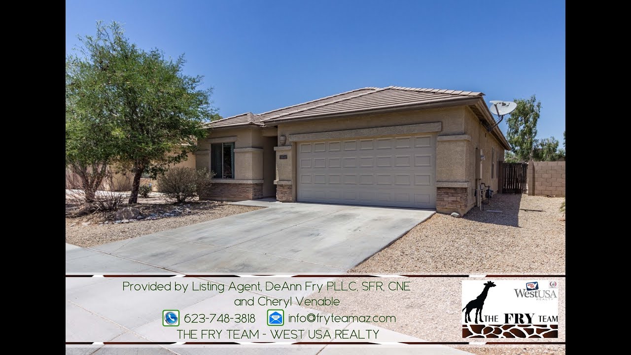 HOME FOR SALE! 11618 W Kinderman Drive, Avondale, AZ 85323