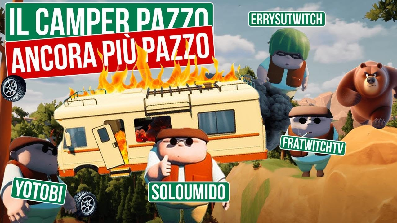 LINO, KARIM, ERRY e FRA ne Il camper PAZZO ancora più PAZZO [RV There Yet?]