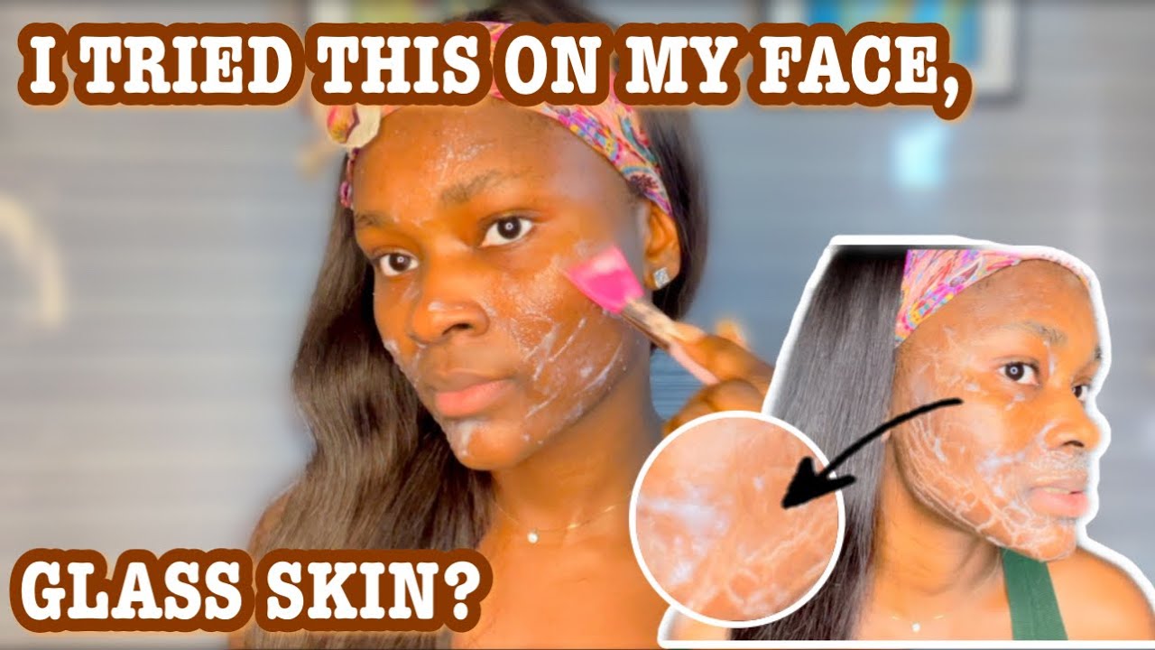GLASS SKIN IN 20 minutes +Diy flaxseed face mask.