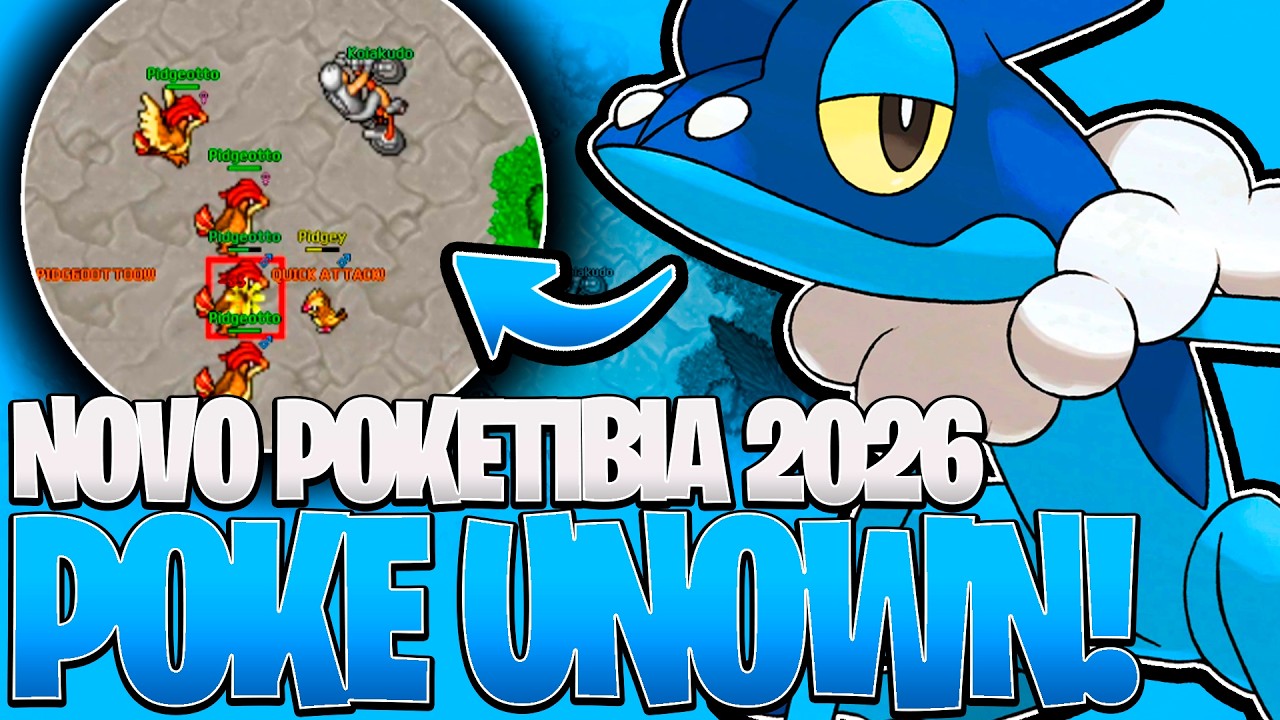 NOVO POKETIBIA 2026 POKE UNOWN!🤯🔥UTILIZE !KOIAKU BASE SHINY E MEGA!