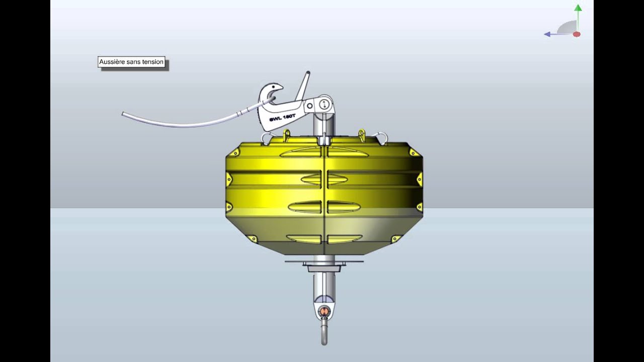 Mobilis AMR 9150 Mooring Buoy Animation