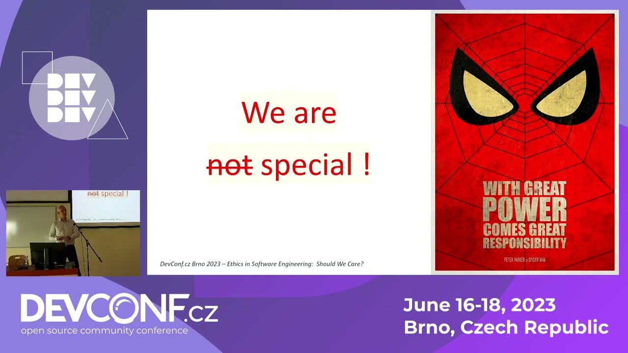 Ethics in Software Engineering - Should We Care - DevConf.CZ 2023