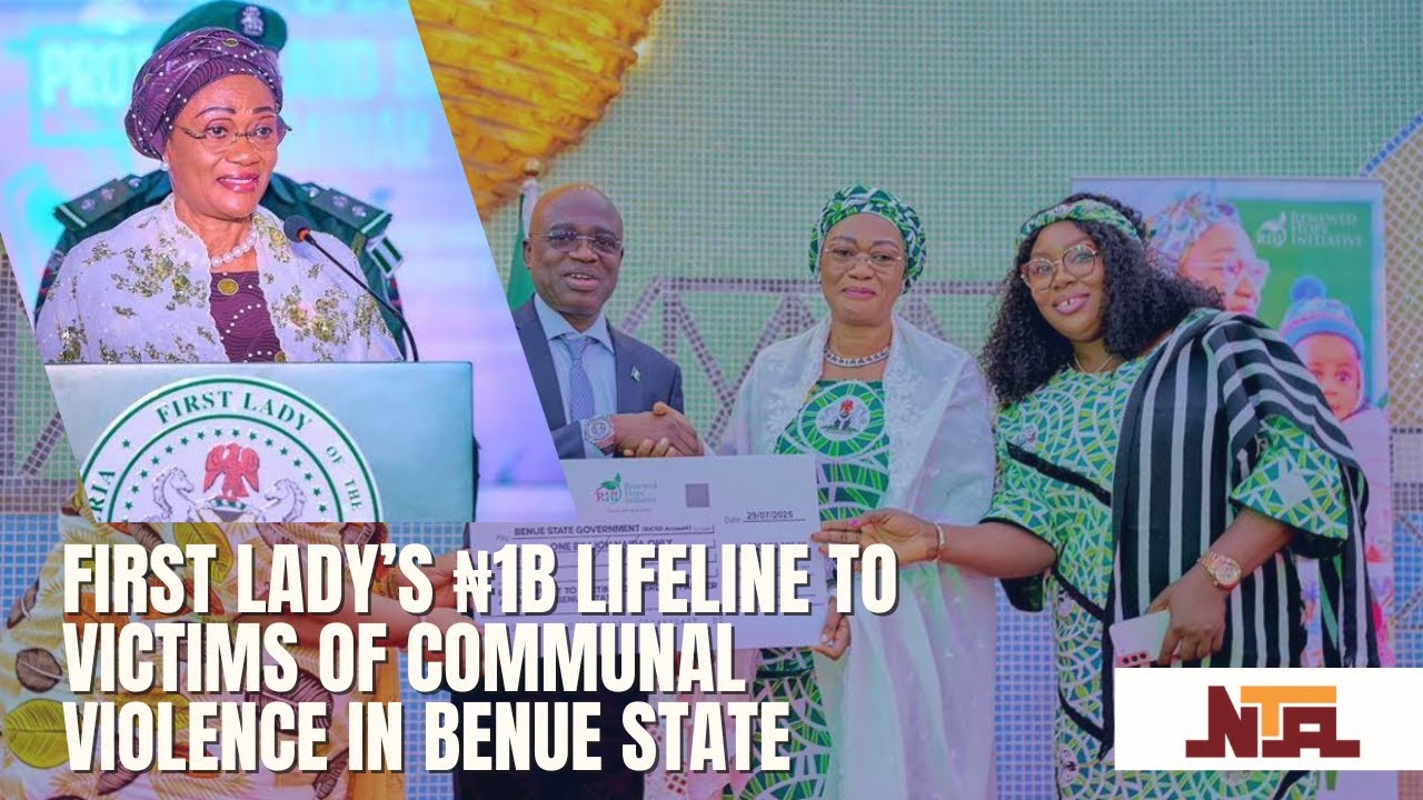 First Lady&rsquo;s ₦1B Lifeline to Victims of Communal Violence in Benue State