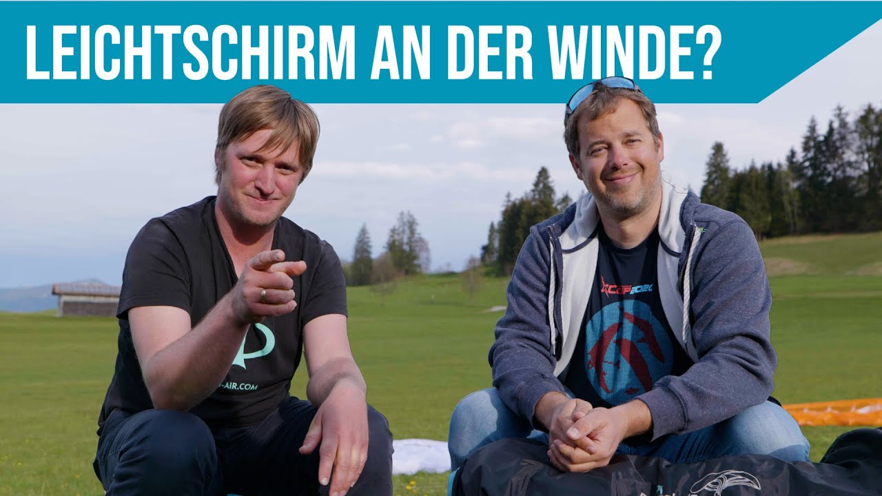 Mit dem Leichtschirm an der Winde fliegen? - Gleitschirmfliegen lernen | Flugschule Hirondelle