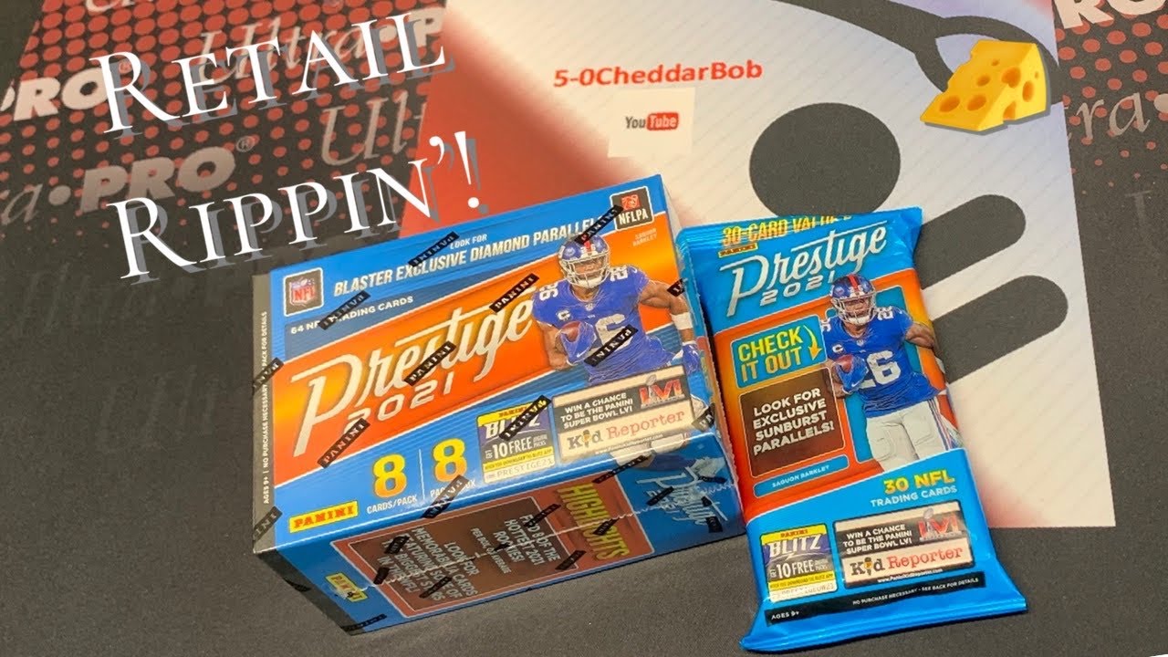 2021 Prestige Football Retail - Hanger Pack & Blaster Box