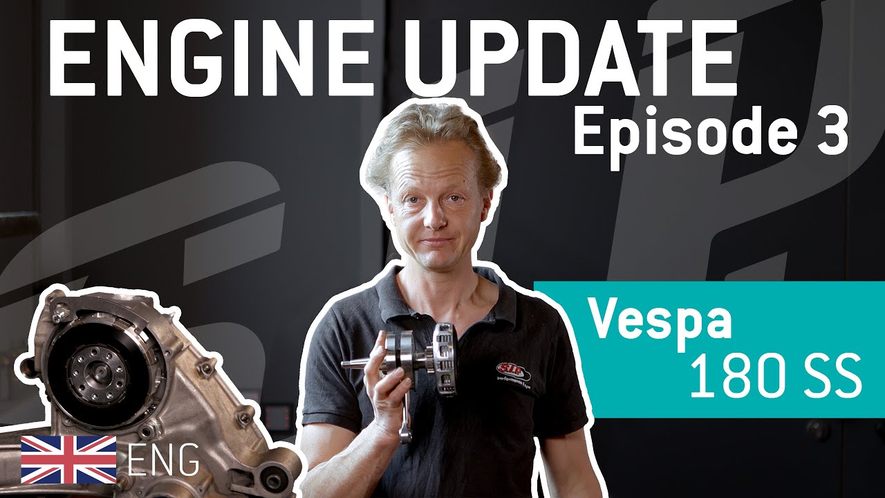 VESPA 180 SS Touring Scooter | Engine-Clutch & Crankshaft | Episode 3 | SIP {english}
