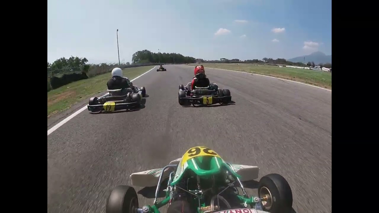 Campionato Italiano Kart 60 mini gr3 - pregara- helmet camera - driver Marco Martini Di Nenna