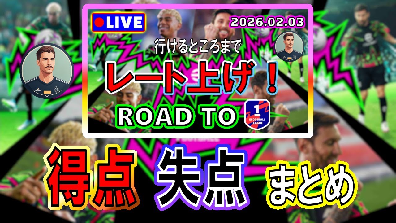 【イーフト】20260203イーフト配信ゴール集【eFootball】