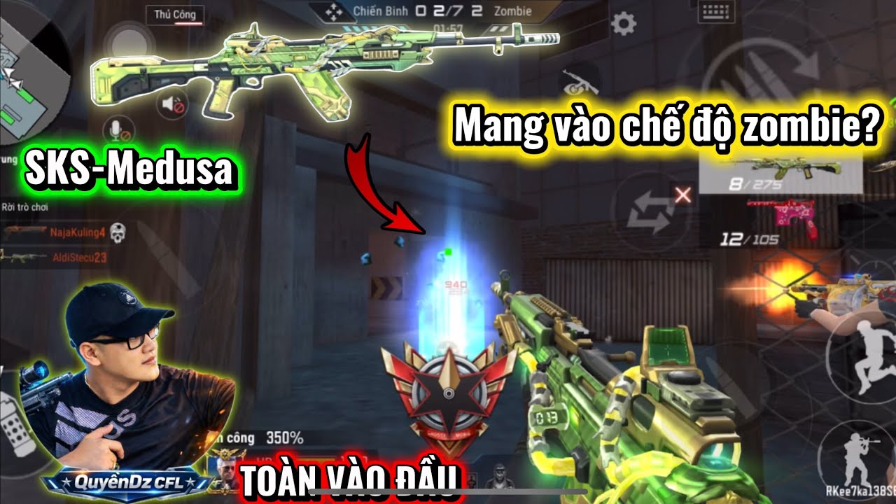SKS-Medusa Mang Vào Chế Độ Zombie 
