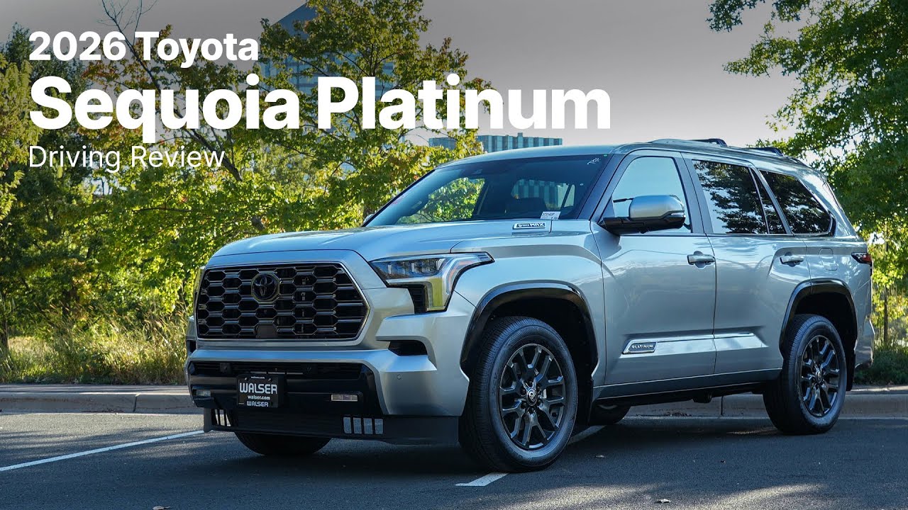 Toyota Sequoia Platinum 2026 года | Обзор вождения