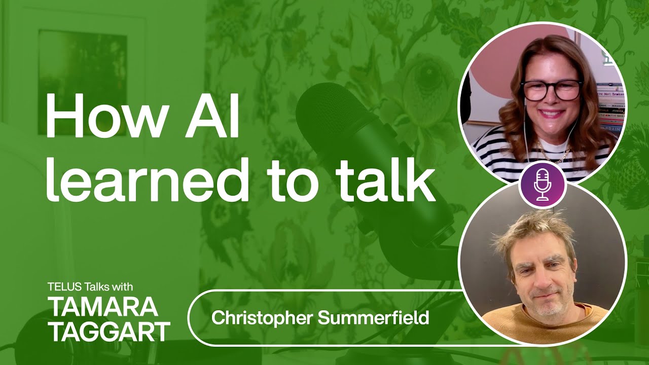 How AI learned to talk: Christopher Summerfield | TELUS Talks