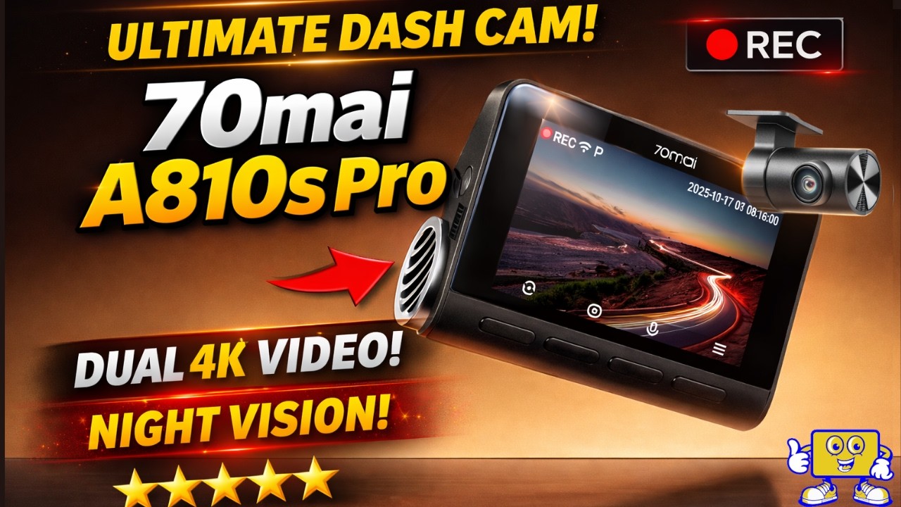 70mai A810S 4K Dash Cam Review & Real Driving Test | STARVIS 2 Night Vision Is INSANE!
