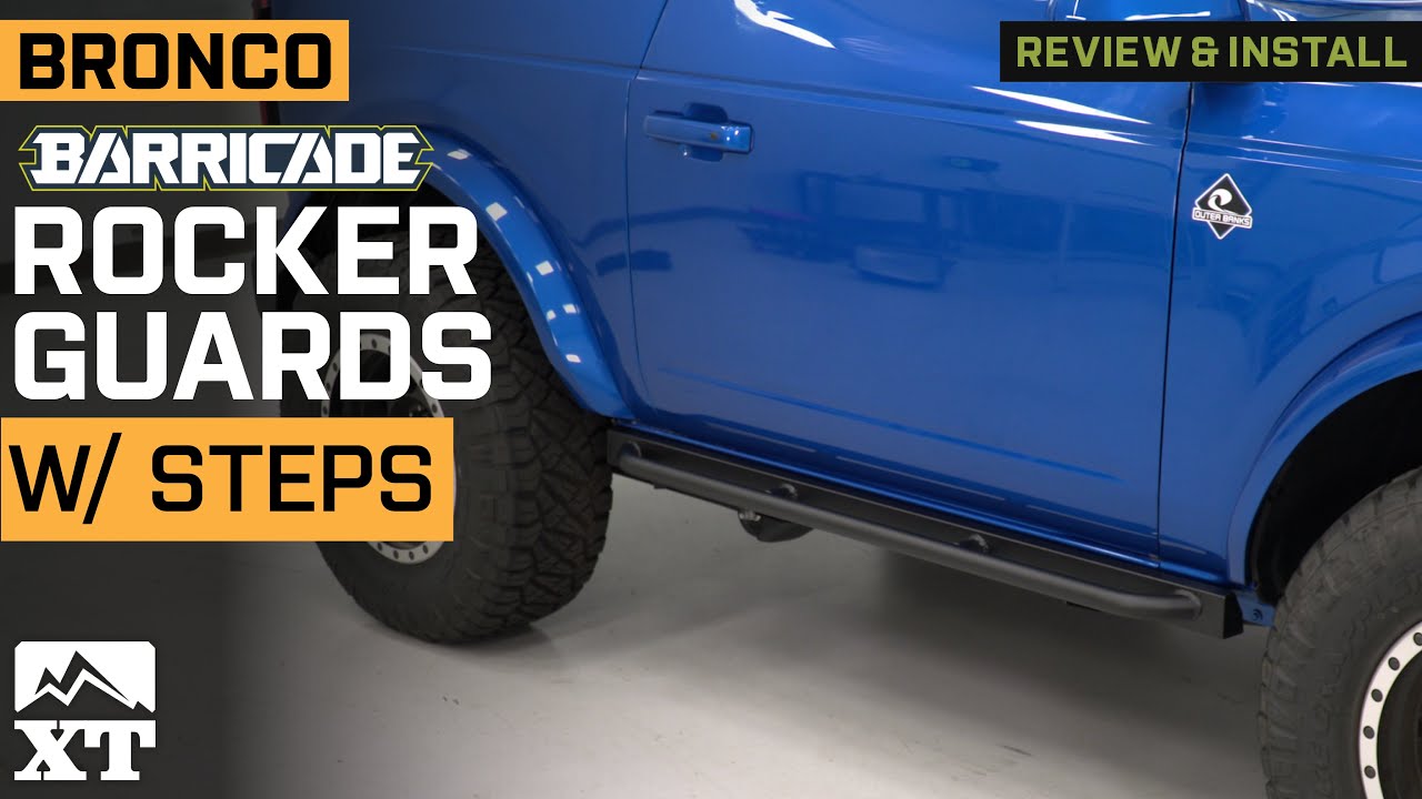 2021-2024 Bronco Barricade Rocker Guards with Steps Review & Install