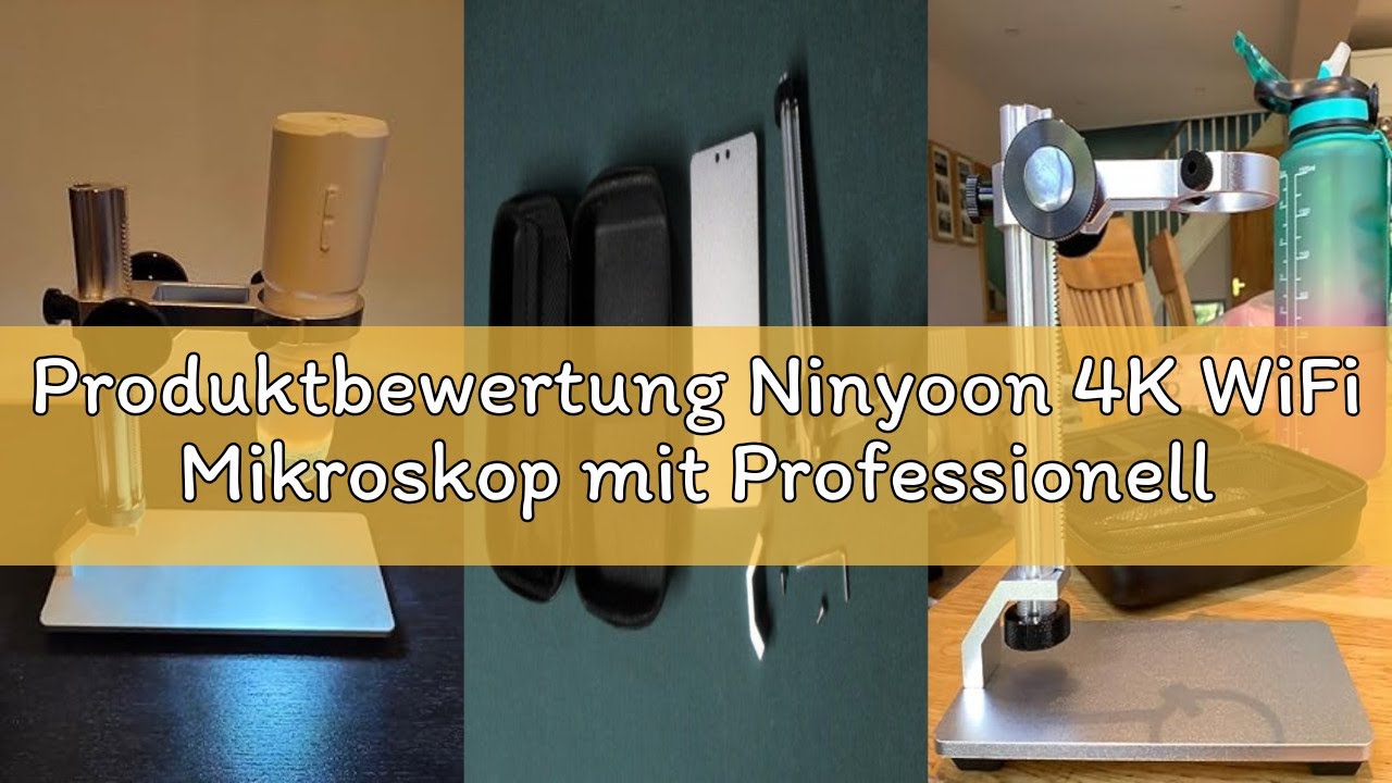 Produktbewertung Ninyoon 4K WiFi Mikroskop mit Professionellem Ständer + Tasche für iPhone Android P