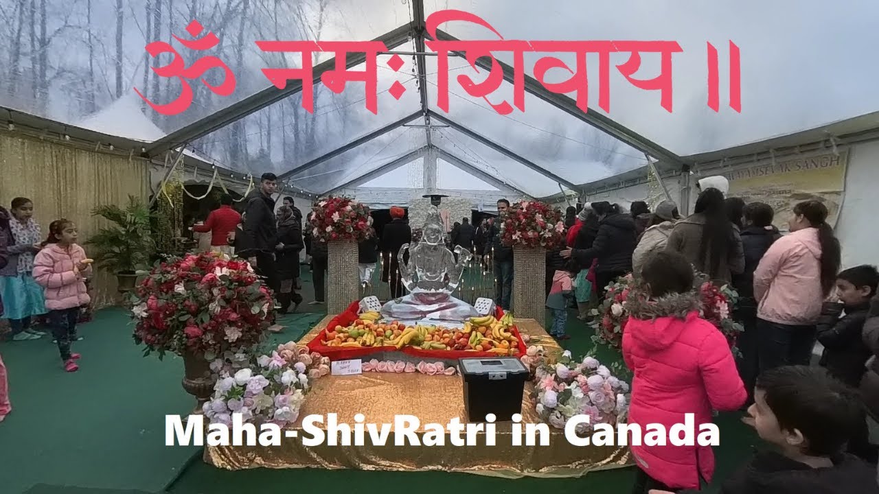 [4k] Maha-Shiv-Ratri 2023 | Laxmi Narayan Mandir |Surrey | Canada