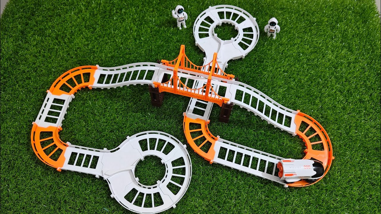 Unboxing of Outer Space track / unboxing Space train track / Space train tack  /Outer space track