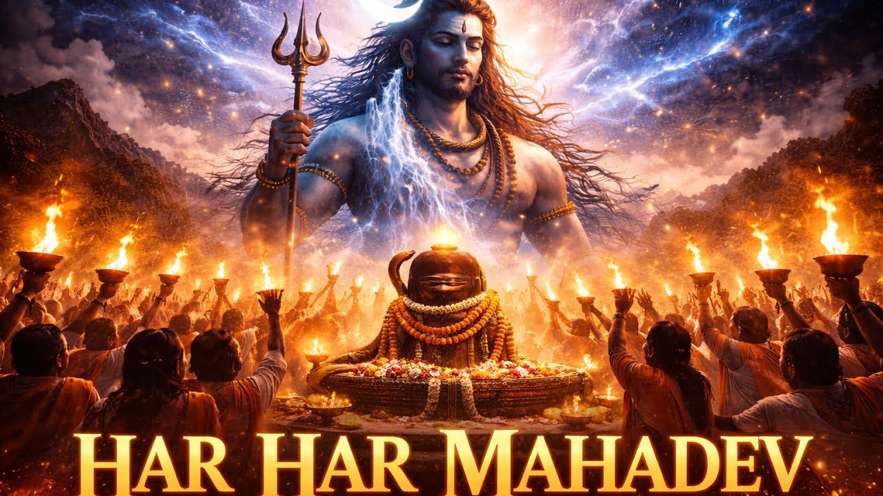 HAR HAR MAHADEV 🔱 | New Shiv Bhajan 2026 | Bol Bam DJ Song | AI Music Video